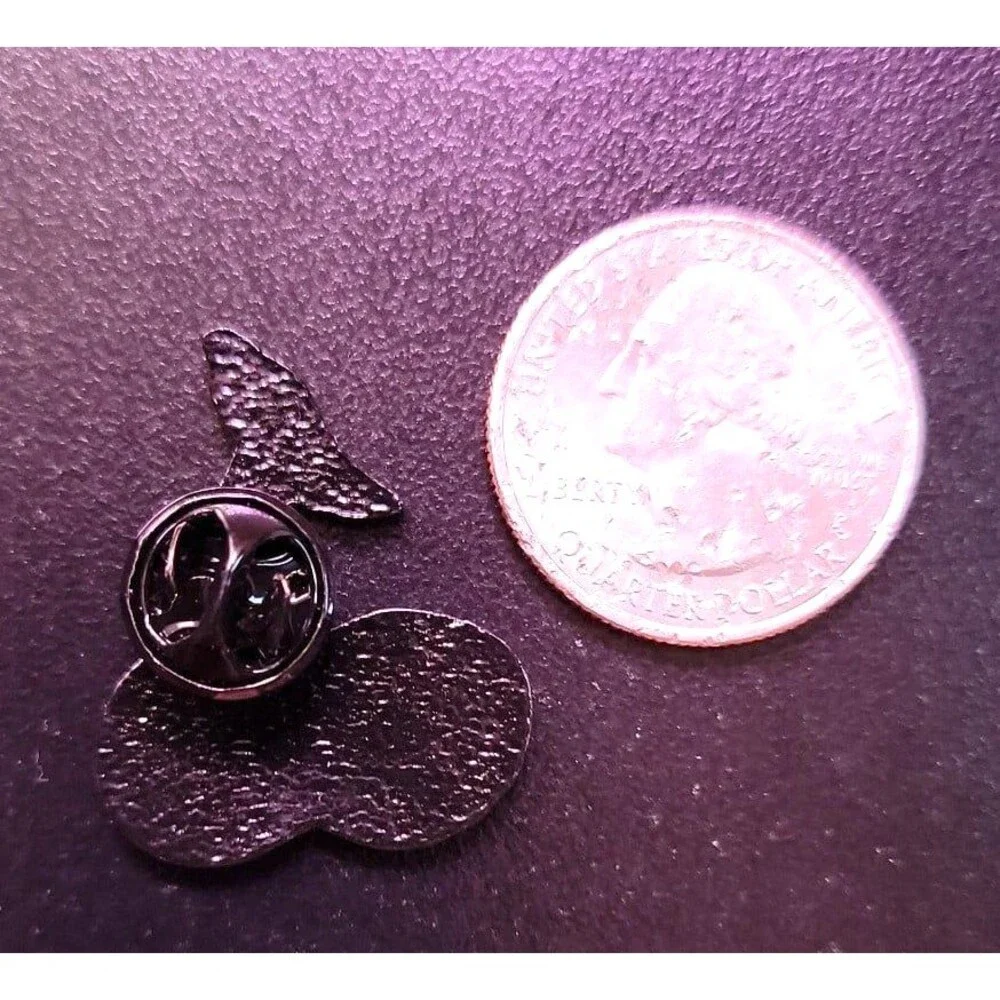 Black and Pink Retro Cherry‎ eight ball enamel Pin, cherries, y2k